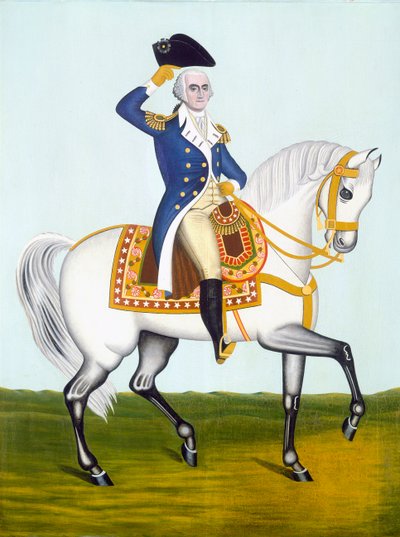 General Washington on a White Charger, c.1835 by American School